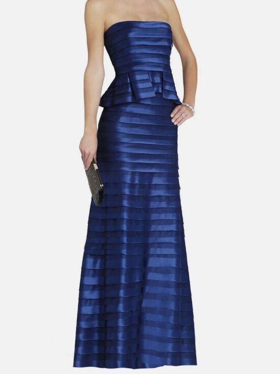 BCBGMaxAzria Dresses & Skirts - NWOT BCBG MAX AZRIA INK ROSE STRAPLESS TIERED GOWN